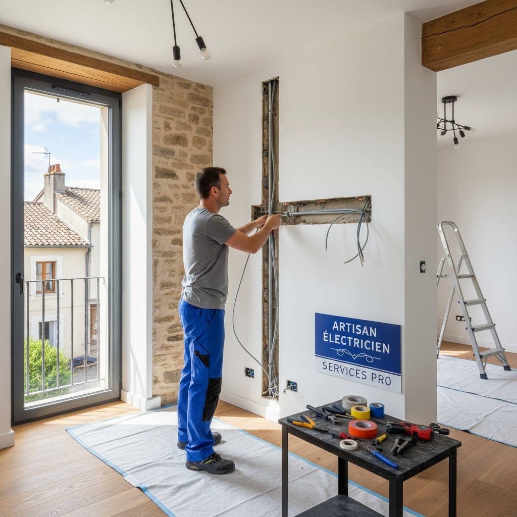 Projet de entreprises d'électricité générale - Photo 1